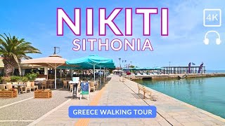 Explore Nikiti Chalkidiki Greece Beachfront Walking Tour  POV Nomad [upl. by Ameehs653]