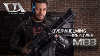 Overwhelming Firepower  Classic Army M133 Airsoft Minigun  RedWolf Airsoft RWTV [upl. by Venezia]