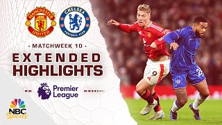 Manchester United v Chelsea  PREMIER LEAGUE HIGHLIGHTS  1132024  NBC Sports [upl. by Ridgley]