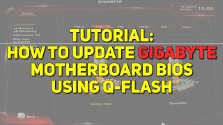 Update your Gigabyte BIOS using QFlash [upl. by Assyli]