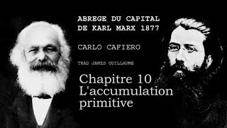 Carlo Cafiero  Abrégé du Capital de Karl Marx  Laccumulation primitive10 [upl. by Arrak681]