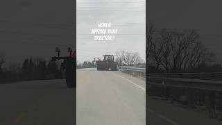 John Deere Tractor Tearing up the Streets shorts usa country fyp [upl. by Xuagram775]