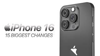 iPhone 16 2024  15 MAJOR Changes [upl. by Maurits575]