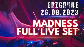 26082023 Madness  ERZGRUBE  FULL HARDTECHNO DJ LIVE SET  SCHICHT IM SCHACHT 4K Video  HQ SOUND [upl. by Nibor]