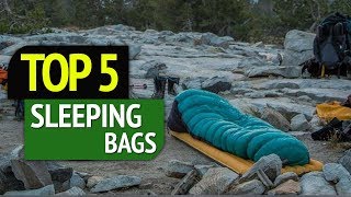 TOP 5 Best Sleeping Bags [upl. by Nanreik62]