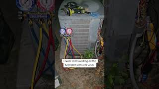 hvac tech does a service call where there is a bad compressor [upl. by Daughtry]