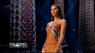 MISS PHILIPPINES CATRIONA GRAY MISS UNIVERSE 2018 PRELIMINARY FULL PERFORMANCE [upl. by Adnyleb]