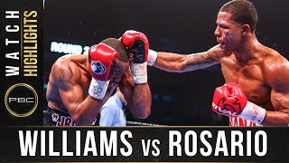 Williams vs Rosario HIGHLIGHTS January 18 2020  PBC onFOX [upl. by Boarer]