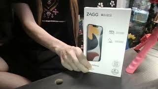 ZAGG Invisible Shield glass defense for iphone 13 standard [upl. by Rebmak]