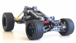 LEGO Technic 4x4 chassis with interaxle differential [upl. by Elohcan]