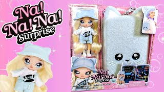 Na Na Na Surprise Mini Backpack Series 2 Khloe Kitty Fashion Doll  Adult Collector Review [upl. by Silecara]