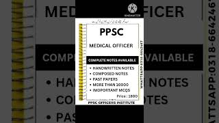 Ppsc medical officer test syllabus ppsc medical officer past papers [upl. by Nairad]