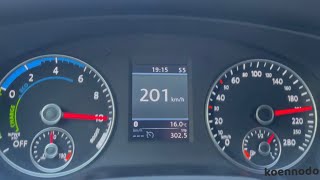 Volkswagen Jetta 14 TSI HYBRID Stage 1  Acceleration 0200 kmh [upl. by Gwenn]