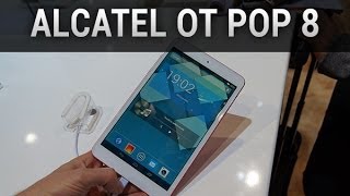 Alcatel One Touch Pop 8 prise en main au CES 2014  par TestMobilefr [upl. by Claiborne]