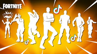 Top 100 TikTok Dances amp Emotes in FortniteGet Griddy Back on 74 Starlit [upl. by Nnylsaj719]