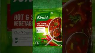 Knorr Hot amp Sour Vegetable Soup Review By Debajyoti Barman shorts short ytshort debajyoti [upl. by Otirecul]