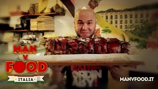 Man v Food Italia  La sfida della botticella [upl. by Best194]