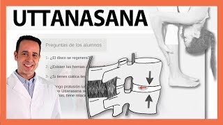 🛑 UTTANASANA  Hacerla en caso de protrusion o HERNIA DISCAL 👉 Importante  Yoga Terapéutico [upl. by Preston]