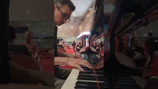 Maple Leaf Rag piano cover at Paris CDG airport [upl. by Simon]