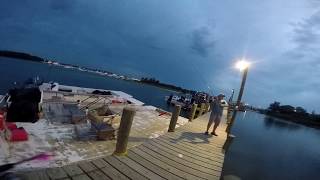 Cherrystone Campground Fishing for Striper [upl. by Eenimod]