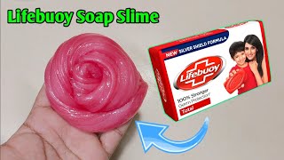 LIFEBUOY SOAP BAR SLIME ASMR l How to make slime with lifebuoy soap [upl. by Mellins]