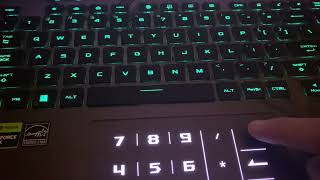 Asus Rog Strix G16 hidden number pad and adjusting RGB [upl. by Asabi]