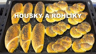 Recept na rohlíky a housky [upl. by Arag]