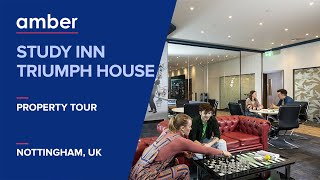 Property Tour  Study inn Triumph House Nottingham  Student Accommodation in UK  amber [upl. by Isyed696]