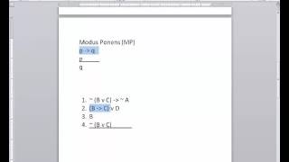 How Inference Rules Work Modus Ponens [upl. by Aronel]