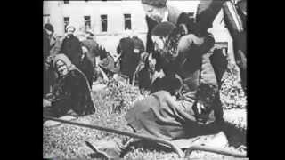 German Prisoners in Leningrad 1942 [upl. by Ardnasxela]