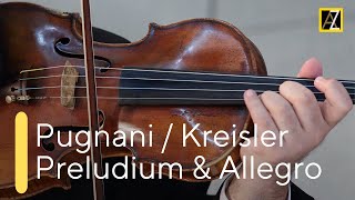 PUGNANI  KREISLER Praeludium and Allegro  Antal Zalai violin 16 🎵 classical music [upl. by Hannover]