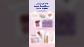 JANUARY 2024 BOXYCHARM amp IPSY CHOICE OPTIONS amp GLAM BAG DESIGN • Spoilers amp Sneak Peeks  Viruzzzka [upl. by Enilhtak]