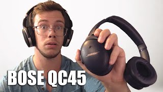 Bose QuietComfort 45 Review The Best Noise Canceling Headphone [upl. by Jolynn588]