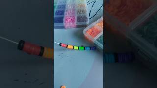 Make a bracelet with me fyp claybeads shorts art [upl. by Scot]