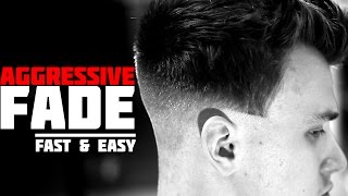 Artyom Chё  aggressive fade  fast and easy  modern fade [upl. by Bidle]