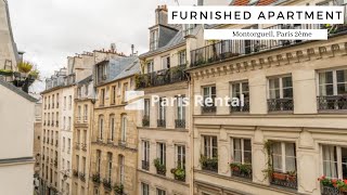 Paris Apartment Tour  Montorgueil  PARISRENTAL  REF 59017 [upl. by Anu]