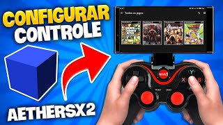 COMO CONFIGURAR CONTROLE NO AETHERSX2 USBBLUETOOTH QUALQUER GAMEPAD X3 T3 [upl. by Benco208]