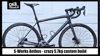 SWorks Aethos  crazy 57kg custom build [upl. by Nylhsoj564]