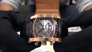 Bulgari Assioma Chrono Rose Gold Black Dial  WatchesGMT [upl. by Rases]