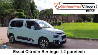 Essai CITROËN BERLINGO 5 places [upl. by Aihsatsan830]