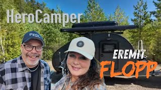 EREMIT FLOPP amp FAMILY CAMPING med HeroCamper [upl. by Bertero]