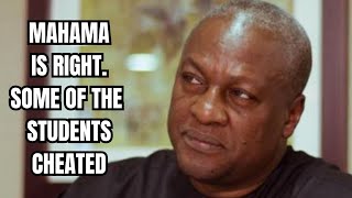 WAEC confirms Mahama is right Students cheated in the WASSCE [upl. by Almeta]