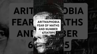 ARITHMOPHOBIA FEAR OF MATHS AND NUMBER FEAR UNLOCKED BY REBEL TREX🤔😶 [upl. by Pond]