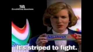 Aquafresh commercial  1994 [upl. by Nnylarat]