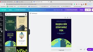 Canva da yer alan hazır şablonlar ile eTwinning proje posteri hazırlama [upl. by Evered878]