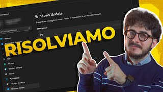 RISOLVIAMO Si è verificato un problema windows update  windows 11 [upl. by Sue]