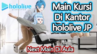 Kakak Beradik Bermain Kursi Kantor Hololive Kobo amp Regis [upl. by Troyes]