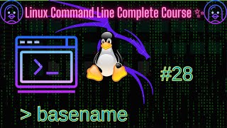 basename command explained  Master Linux Command line 28 linux [upl. by Rothberg]