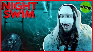 NIGHT SWIM 2024 Horror Movie Review  Maniacal Cinephile [upl. by Esinev]