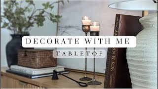 Decorating Tips and Tricks \\ How to Style a Console Table \\ Decorate with Me StepbyStep [upl. by Wendeline]